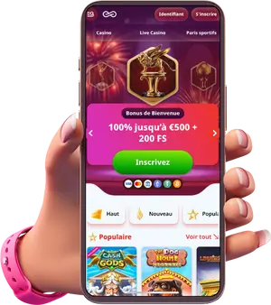 Expérience mobile sur Casino Infinity