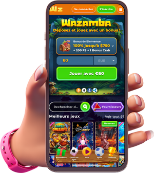 Expérience mobile sur Wazamba Casino